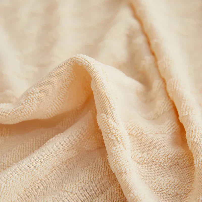 DecorBites™ Jacquard L Sofa Seat Cover Protector: Stretchable, Washable, Thick Slipcovers