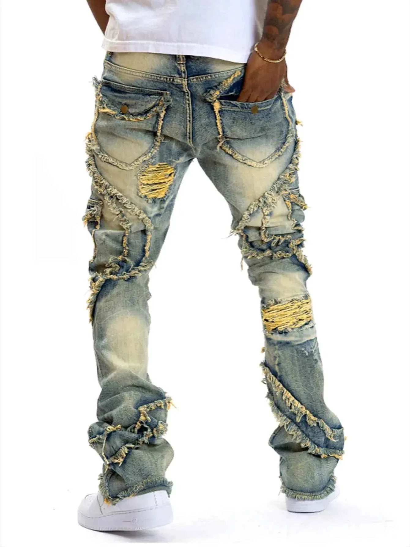 Men's Casual Ripped Pants