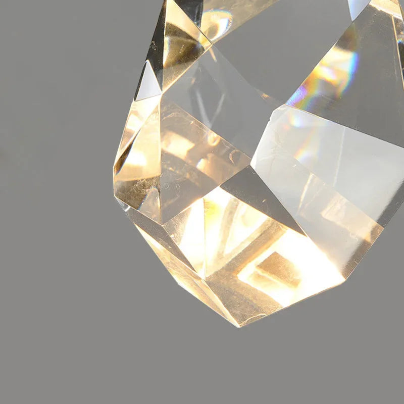 DecorBites™ Crystal Nordic LED Wall Sconce Modern Golden Light Fixture for Living Room