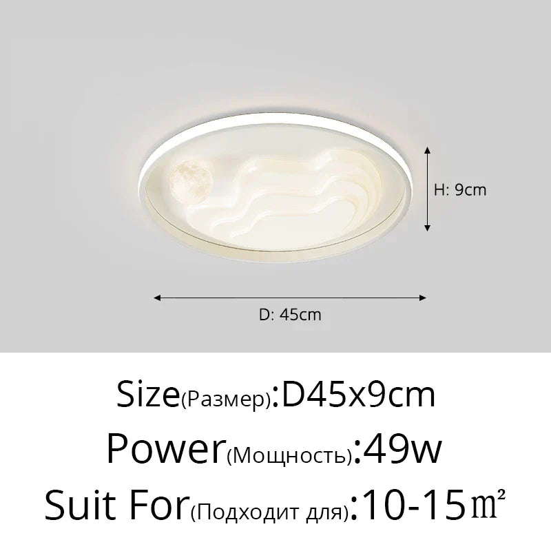 DecorBites™ LED Chandelier: Modern Lighting Fixture for Home Decor, White Lustre Lights