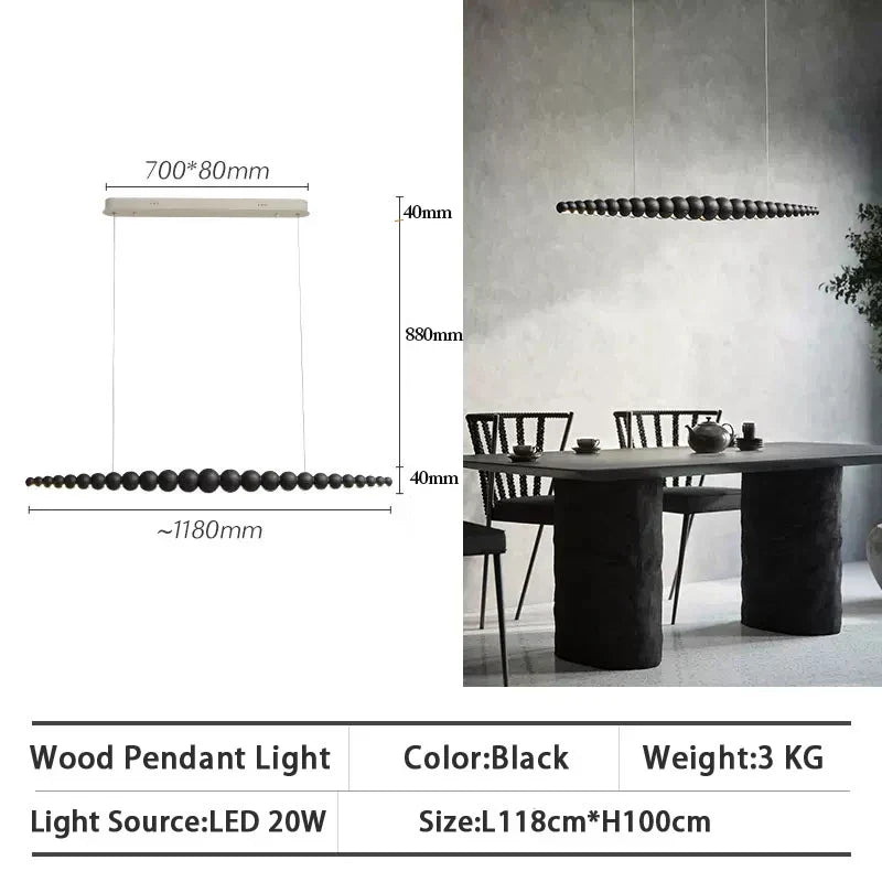 DecorBites™ LED Linear Pendant Lights for Kitchen Dining Living Room Office