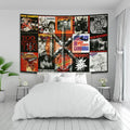 DecorBites™ DK Hard Rock Band Flag Tapestry for Heavy Metal Interior Decoration