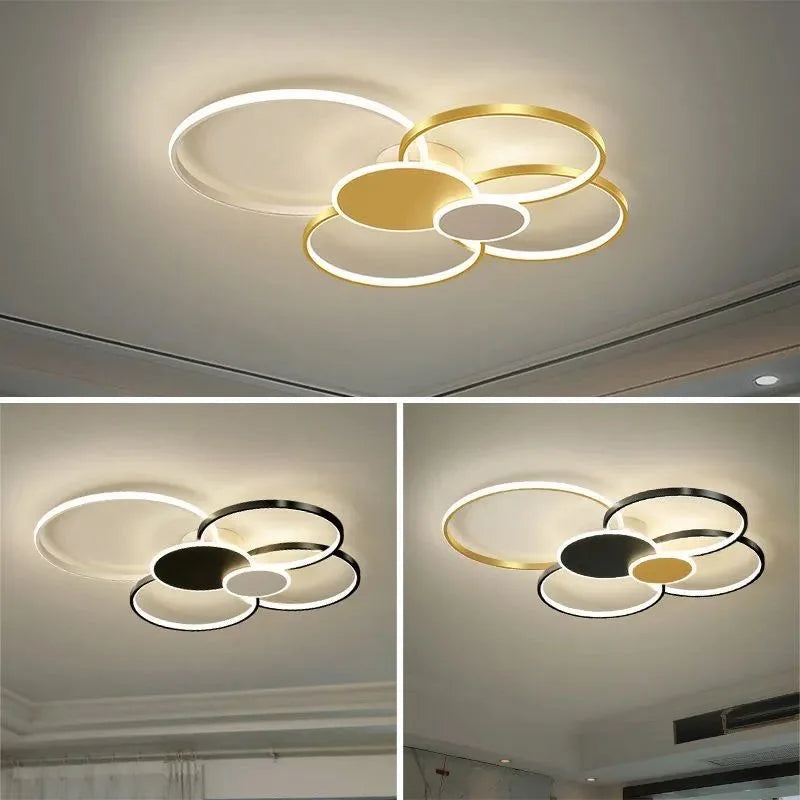 DecorBites™ LED Ceiling Chandelier Light for Living Room Bedroom Dining Hall Indoor Lighting Fixtures