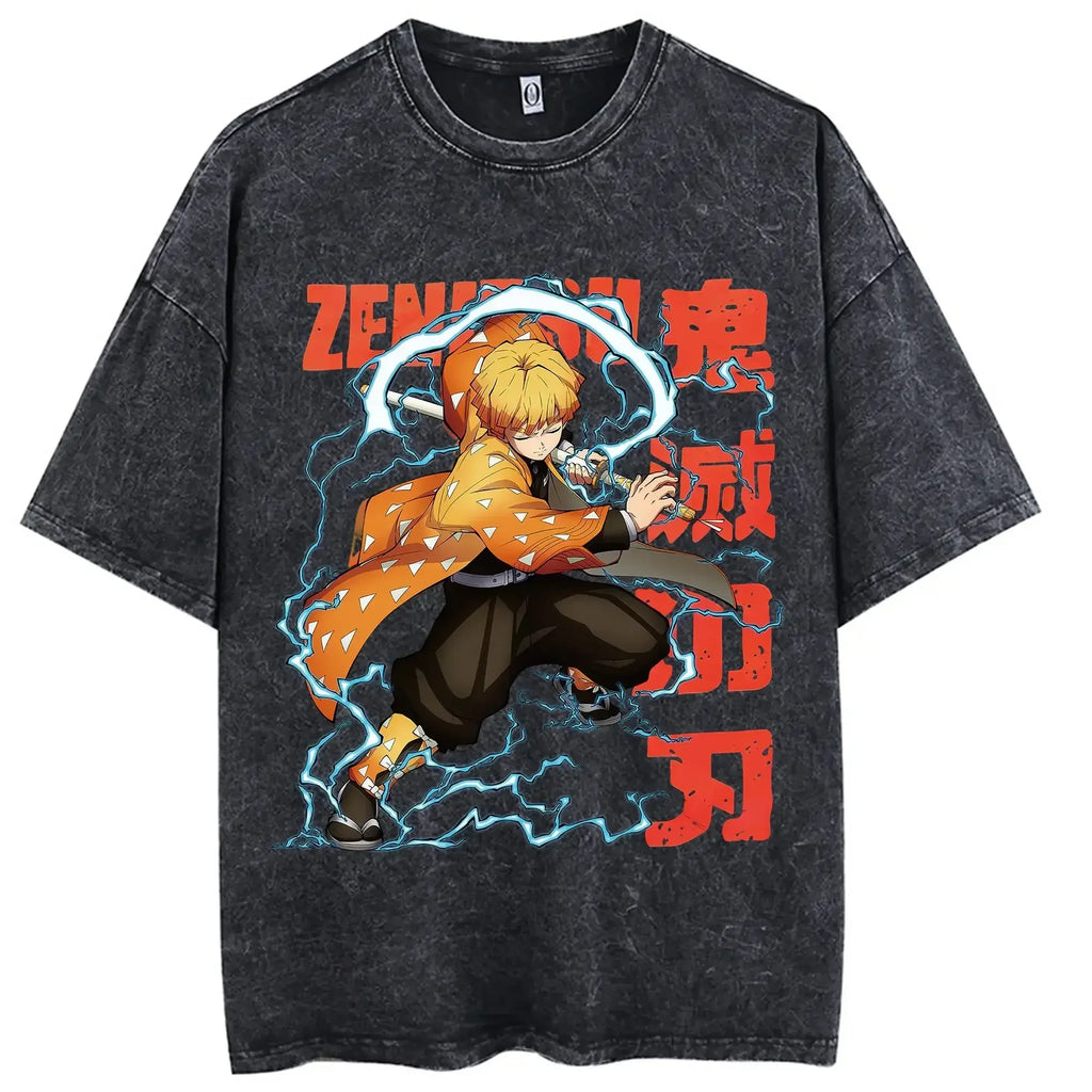 Demon Slayer Oversized Anime Hoodie, Unisex Cotton