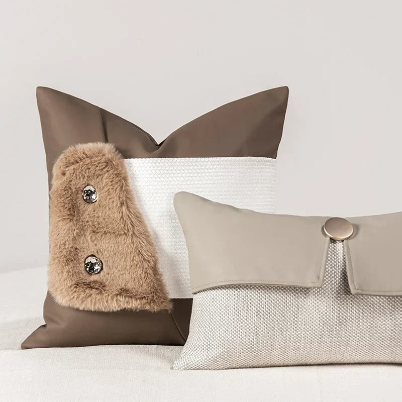 DecorBites™ Italian Luxury Pillowcase: Elegant Home & Hotel Designer Cushion Cover