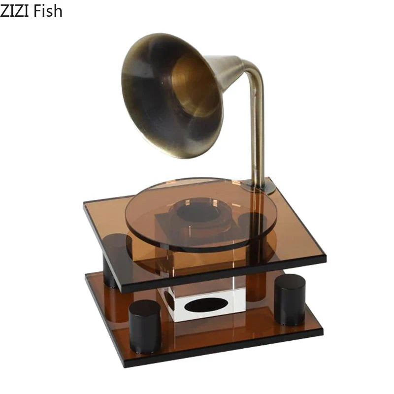 DecorBites™ Crystal Music Equipment Model Ornament Decor - Modern Desk Artwork