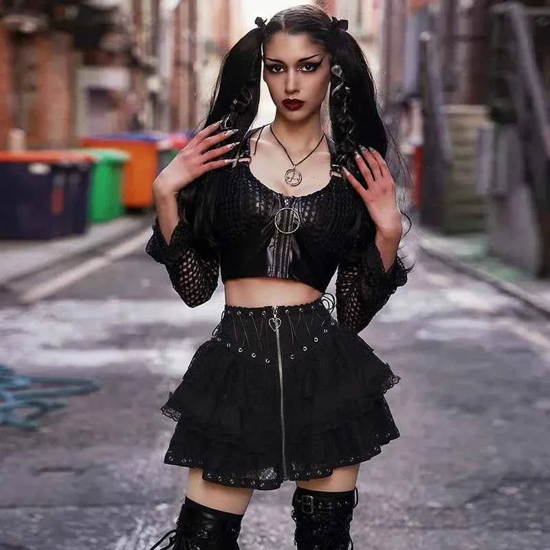 Women's Vintage High Wasit Skirt