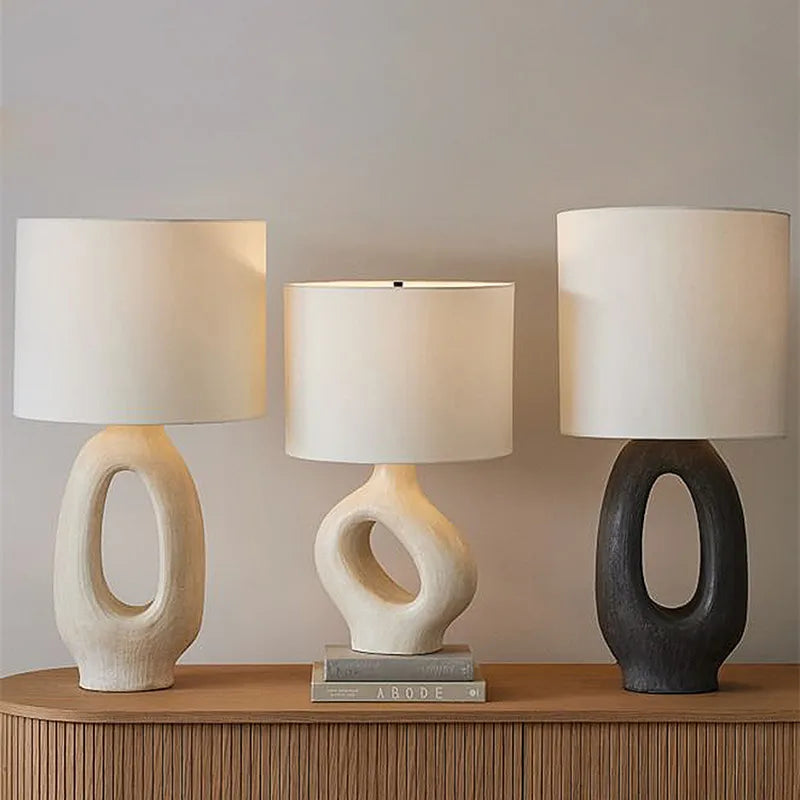 DecorBites™ Japanese Wabisabi Table Lamp E27 Living Room Bedroom Decor Lighting