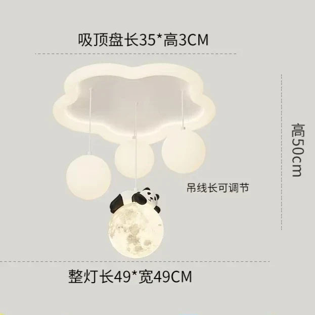 DecorBites™ Cloud Bubble Ball Ceiling Light for Kids' Room Bedroom Nursery