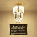 DecorBites™ Elegant Crystal Ceiling Light for Entryway, Stairs, and Hallway