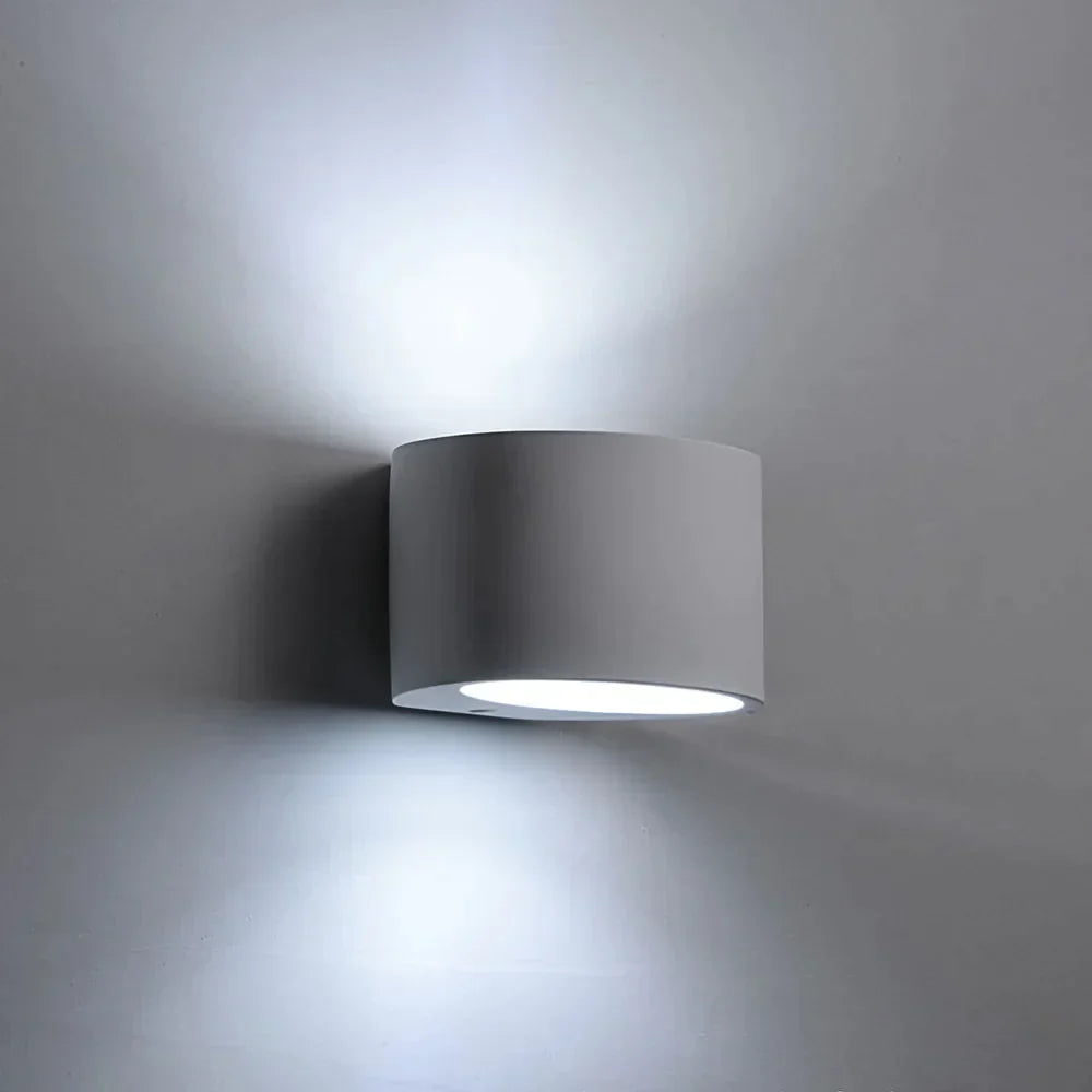 DecorBites™ Gypsum Wall Lamp 5W LED Sconces Indoor Lighting for Living Room & Bedroom