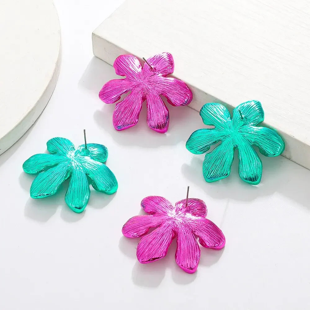 Belle Flower Pink Earrings