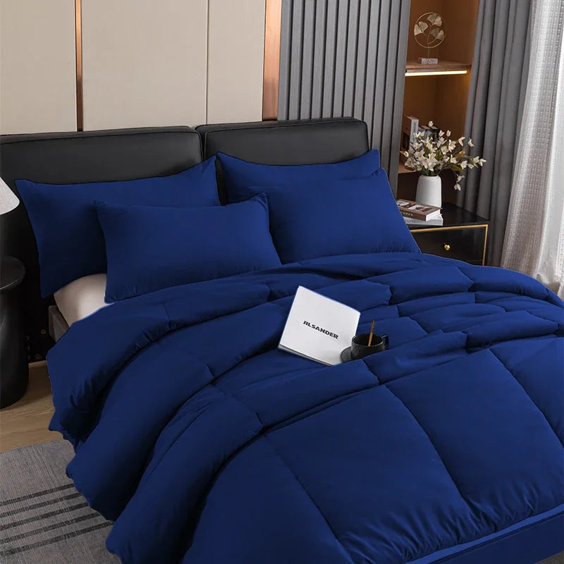 DecorBites™ Cozy Spring Queen Duvet Set - Soft & Breathable Quilted Comforter & Pillowcase