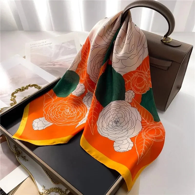 Juliette Designer Satin Scarf