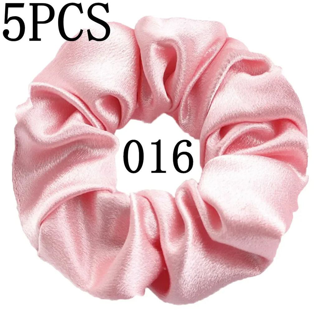 Women's Silky Satin Hair Scrunchies Set