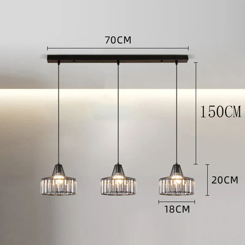 DecorBites™ LED Pendant Chandelier for Stylish Indoor Bedroom Decor