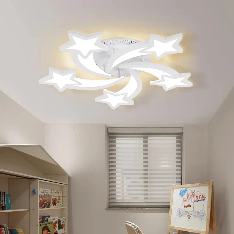 DecorBites™ LED Acrylic Chandelier with Remote for Bedroom Dining Living Room Lighting
