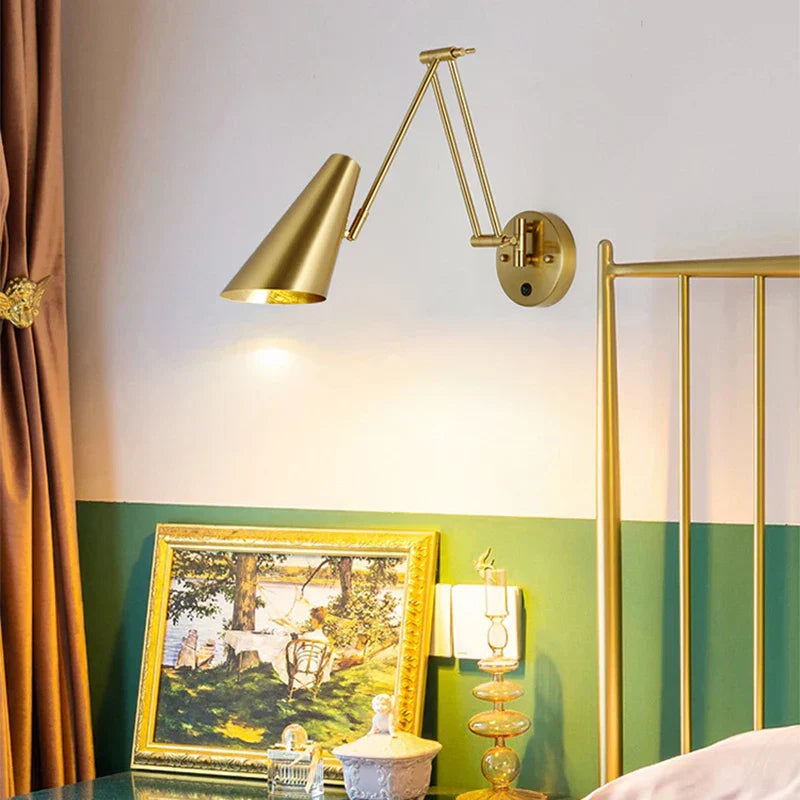 DecorBites™ Adjustable E27 LED Wall Lamp Sconces Indoor Lighting Home Decor Bedroom Fixture