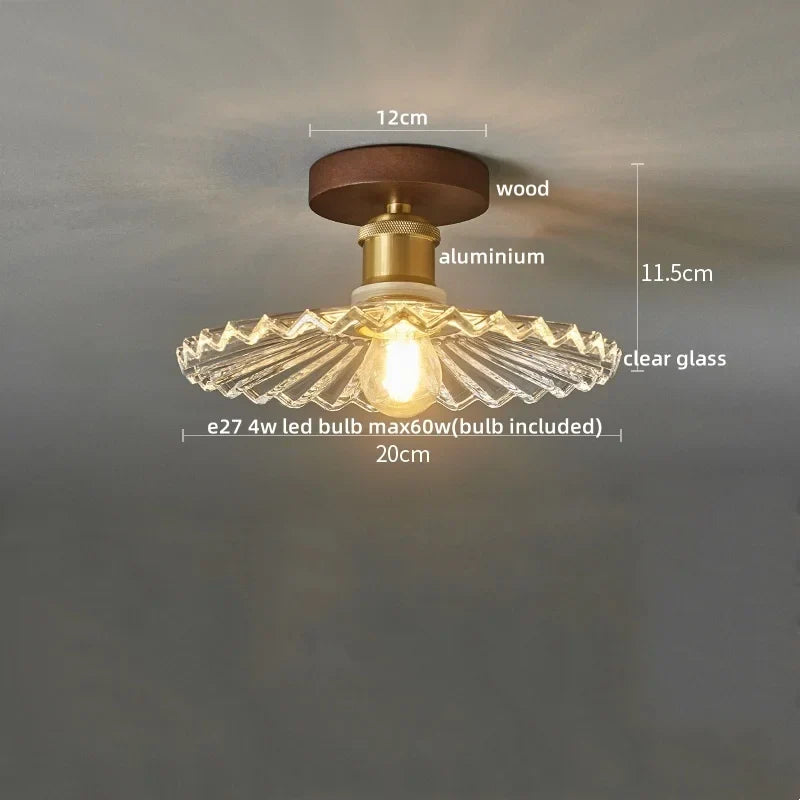 DecorBites™ LED Ceiling Light Modern Style Indoor Lighting Aluminum Glass Nordic Lamp