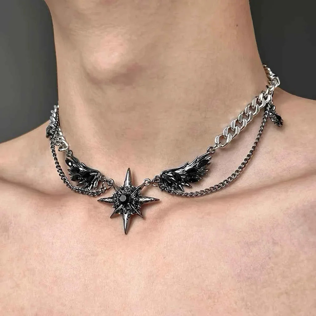 Necklace Exquisite Wing Design Accessories