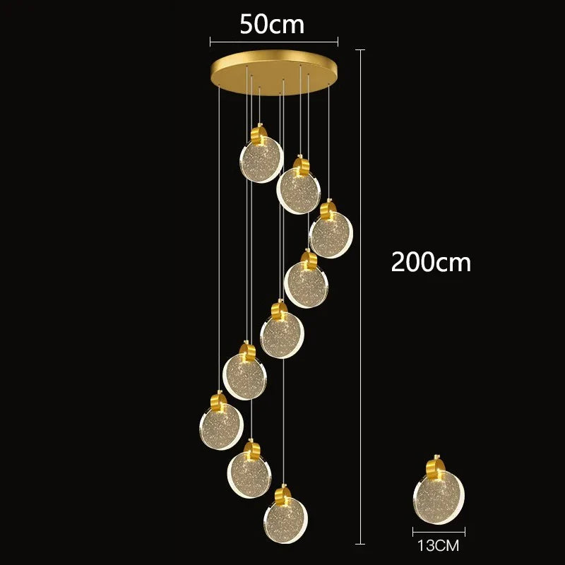 DecorBites™ LED Pendant Chandeliers for Modern Home Decor and Indoor Lighting