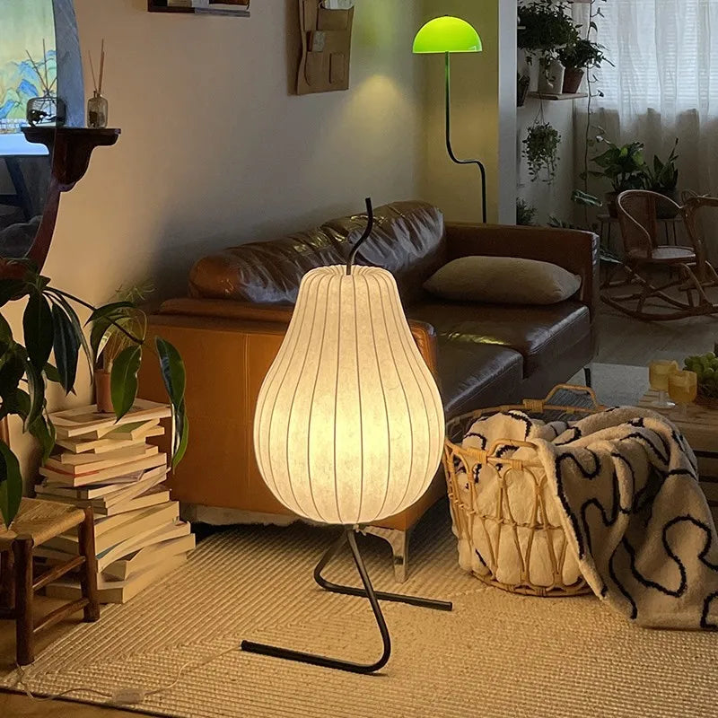 DecorBites™ LED Pear Floor Lamp for Home Decor & Lighting in Living Room, Bedroom, Dining & Study