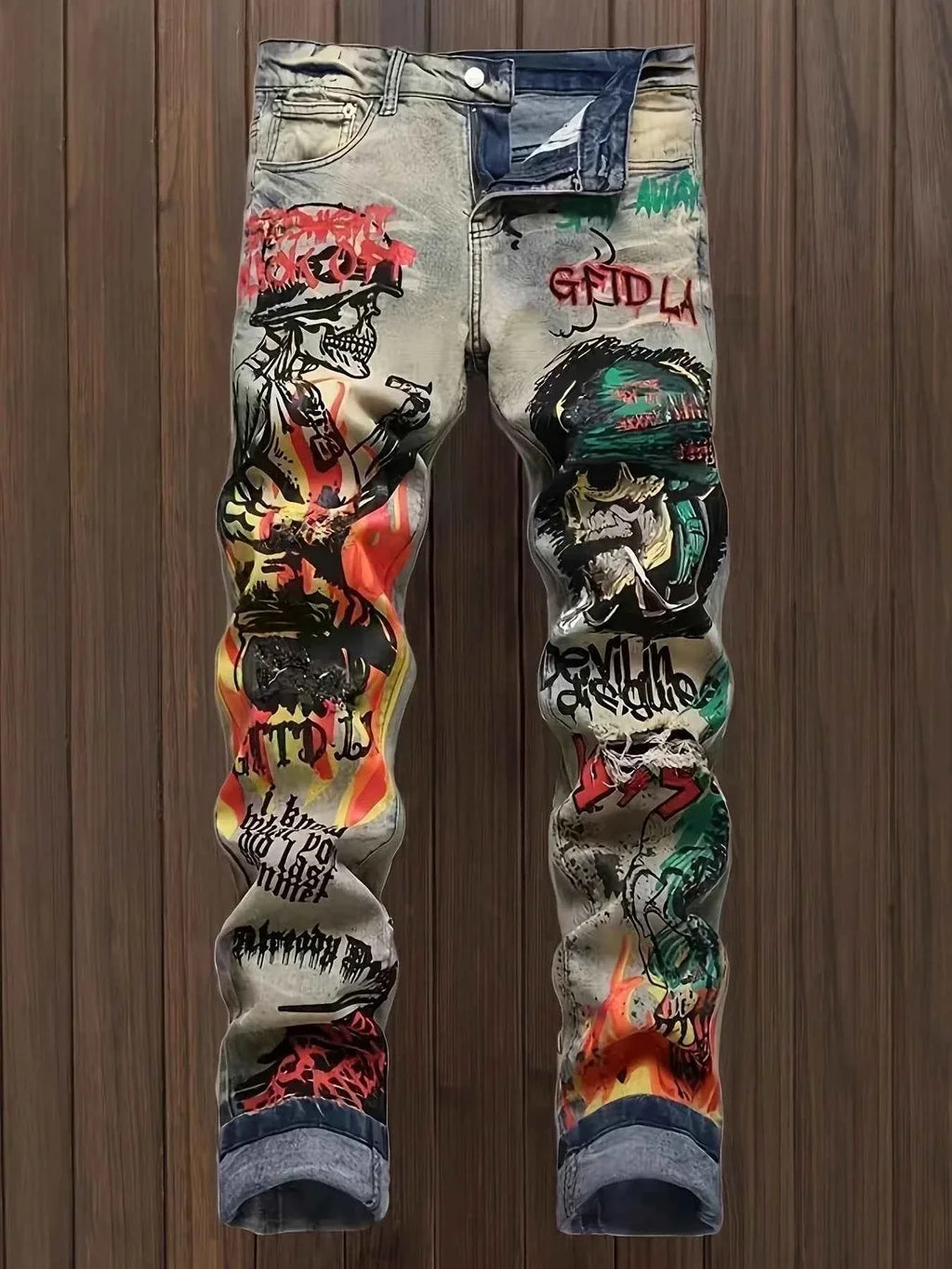 Men's Pants Veteran's Day Collection Washed Printed