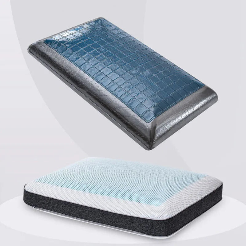 DecorBites™ Bamboo Charcoal Memory Foam Cooling Pillow with Pillowcase