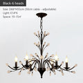 DecorBites™ Crystal LED Chandelier for Home Lighting in Bedroom Living Room Dining Kitchen