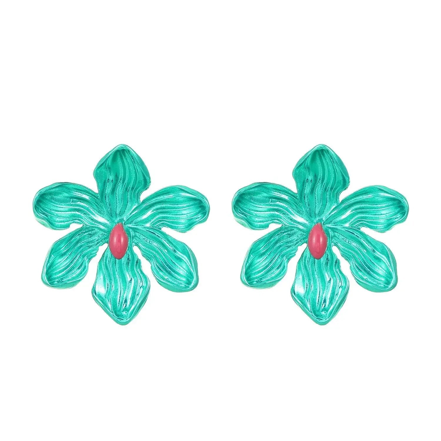 Belle Flower Pink Earrings