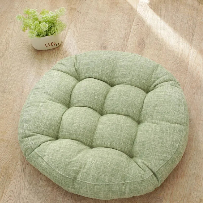DecorBites™ Kids' Round Floor Cushions: Flexible Seating for Home, Preschool, Yoga