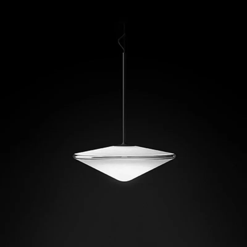 DecorBites™ Glass Saucer LED Chandelier for Living Room & Bedroom Lighting
