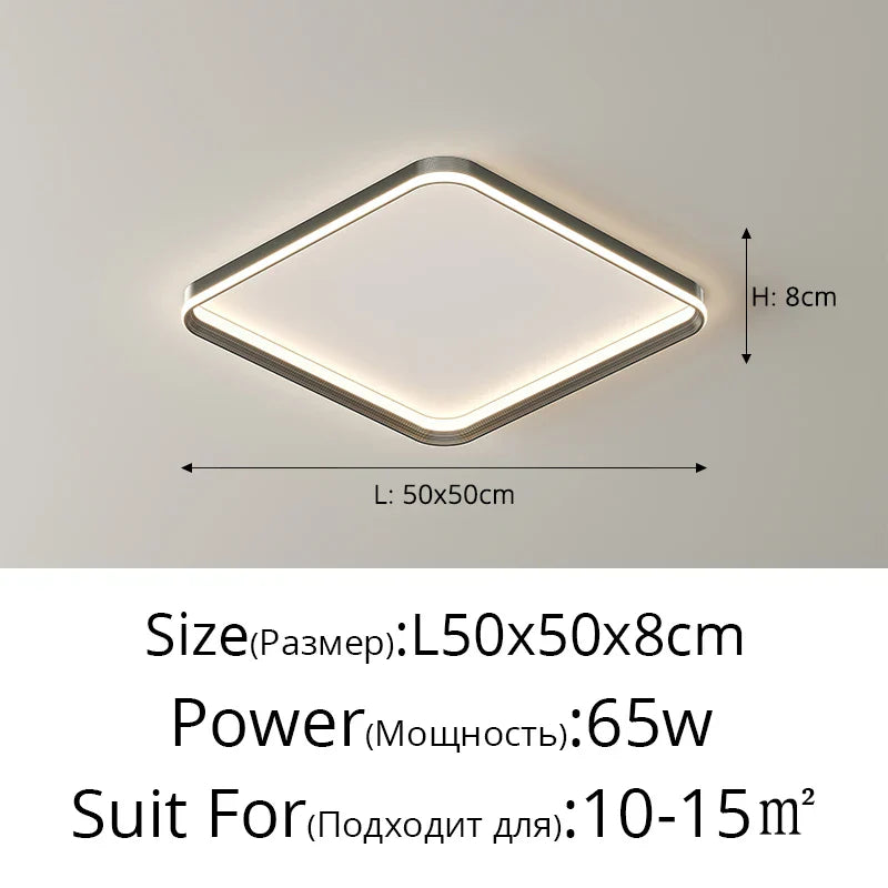 DecorBites™ LED Ceiling Chandelier for Living Room Kitchen Dining Study Modern Indoor Lighting