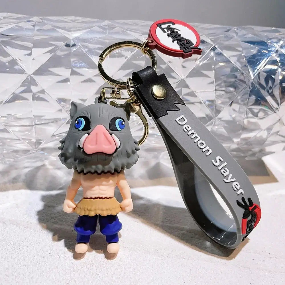 Demon Slayer Keychains: Cute Anime Car & Bag Pendant Accessories