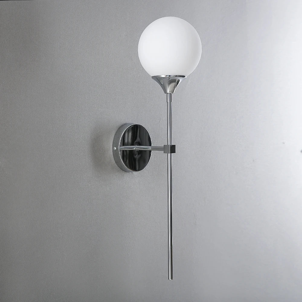 DecorBites™ Gold Glass Wall Lamp LED Light for Kitchen Bathroom Mirror Indoor Lighting