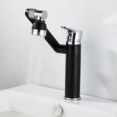 DecorBites™ Gold Multifunction Bathroom Sink Faucet Hot Cold Water Mixer Deck Mounted