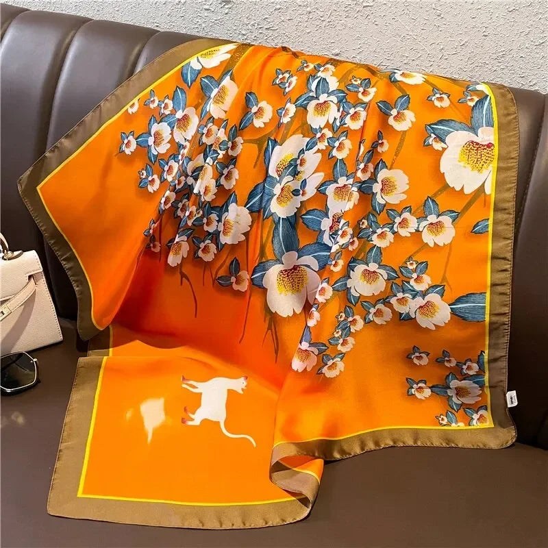 Juliette Designer Satin Scarf