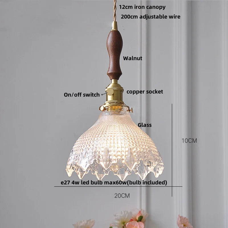 DecorBites™ Glass LED Pendant Light - Modern Nordic Design for Kitchen, Restaurant, Living Room