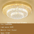DecorBites™ Crystal LED Chandelier: Light Luxury Ceiling Lamps for Living Room, Bedroom, Kitchen, Hotel