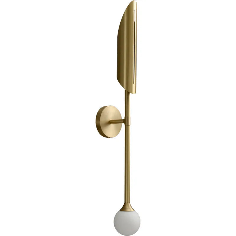 DecorBites™ Gold LED Single Head Wall Lamp for Living Room, Bedroom, and Corridor