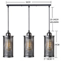 DecorBites™ Industrial Nordic Black Iron Cage Pendant Light Loft Hanging Lamp
