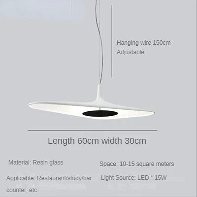 DecorBites™ Irregular Art Pendant Lamp Modern Living Room Ceiling Chandelier