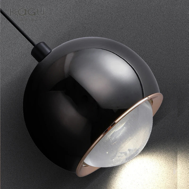 DecorBites™ Gold Metal Luster Pendant for Bedside & Kitchen Island - Minimalist LED Hanging Light
