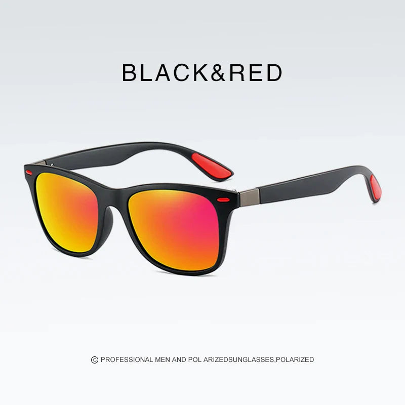 Retro Rectangle Sunglasses UV400 – Vintage Driver Sport Shades for Men & Women
