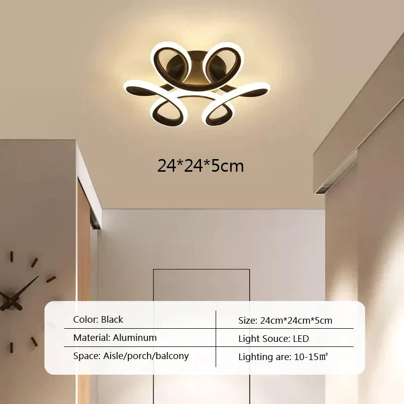 DecorBites™ LED Ceiling Light: Modern Aisle Lighting for Corridor Stairs Kitchen Attic Indoor