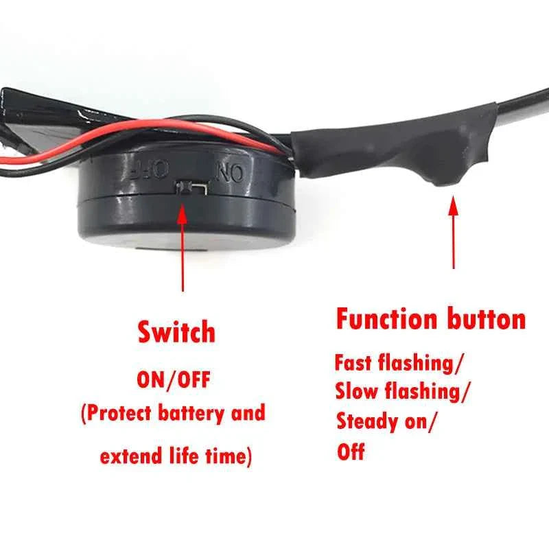 Cyberpunk Futuristic Luminous Rave Goggles LED glowing glasses Accessories