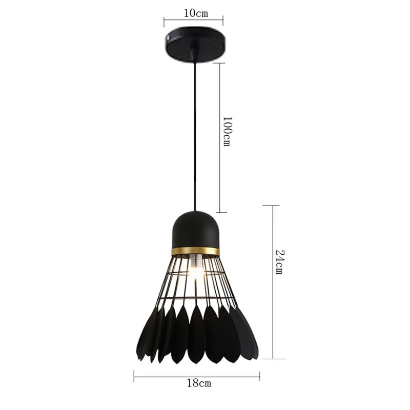 DecorBites™ Industrial Metal Ball Pendant Light for Bedroom Kitchen Island