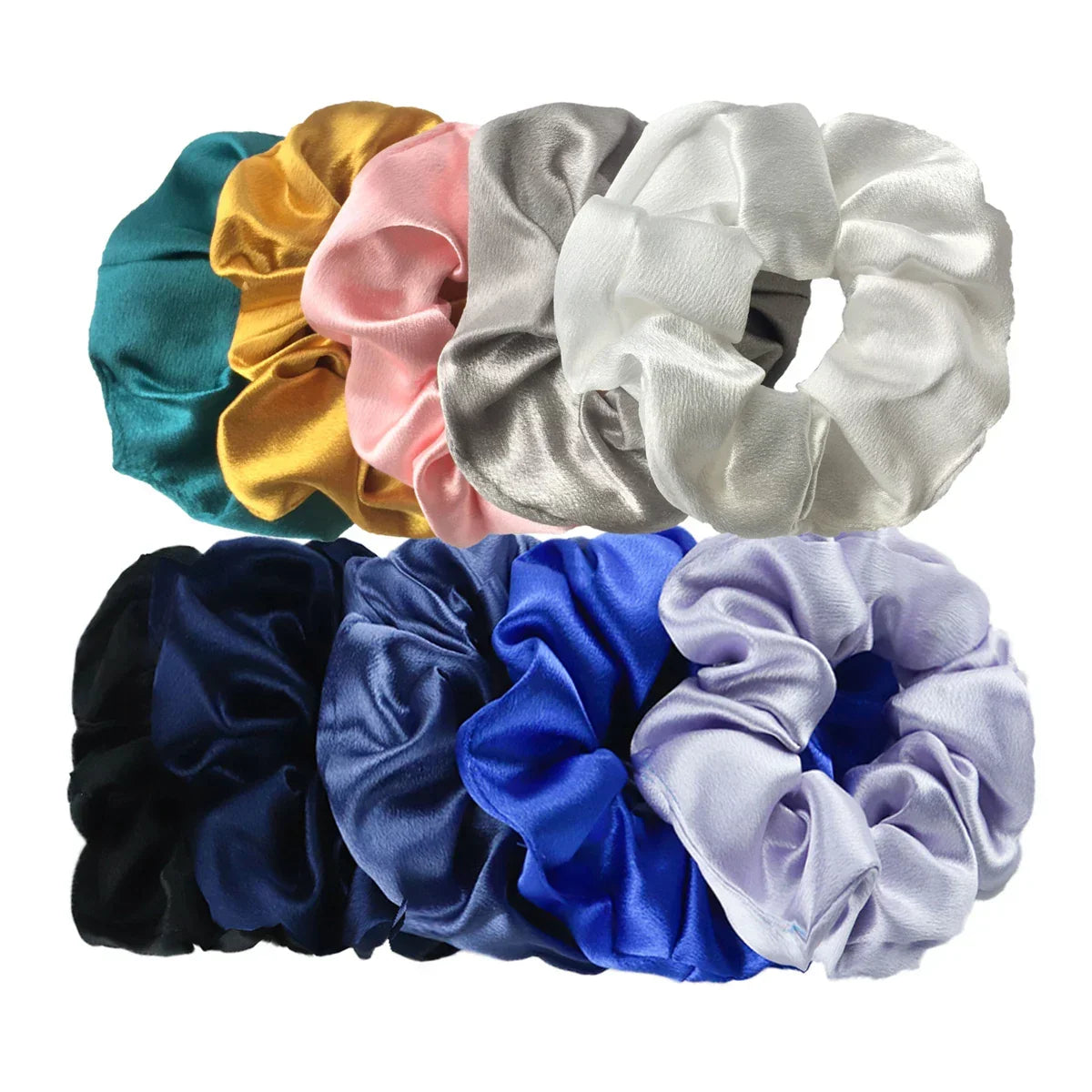 Women's Silky Satin Hair Scrunchies Set