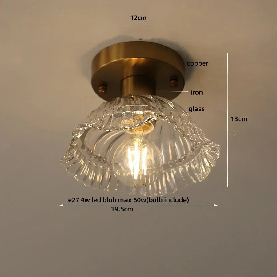 DecorBites™ Diamond Glass LED Ceiling Lights - Modern Nordic Luxury Canopy Fixture