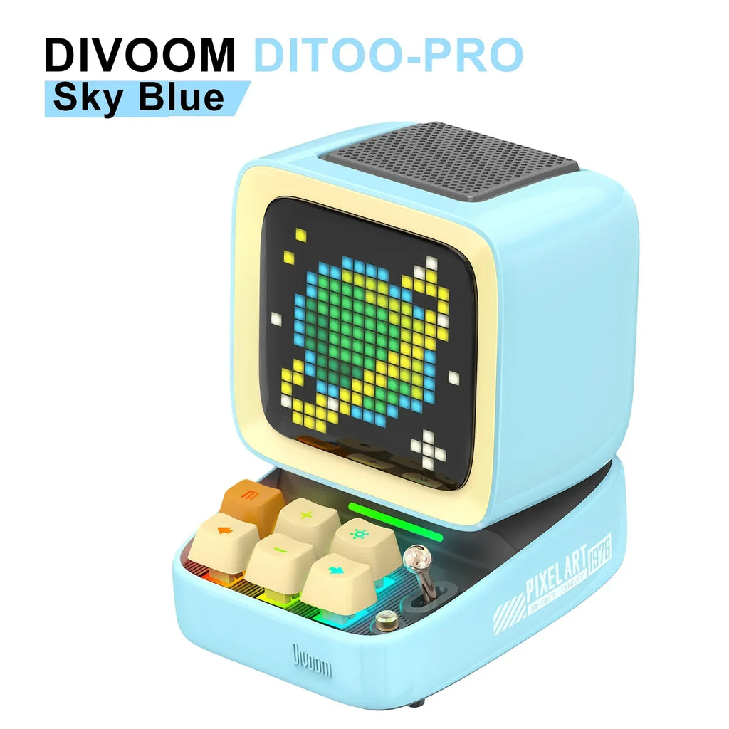 DecorBites™ Ditoo-Pro Retro Pixel Mini Speaker Pink